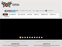 Tablet Screenshot of idealclassiccars.net